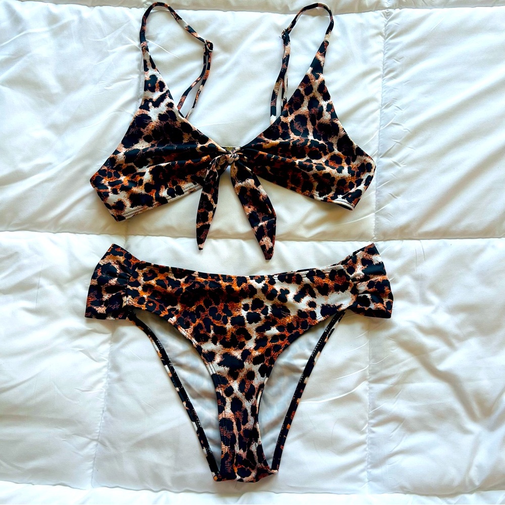 LEOPARD BIKINI SET 🐆🖤